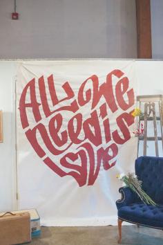 
                    
                        All we need is love banner.
                    
                