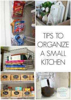 
                    
                        Organizing a small kitchen can be a complicated task. Here are some great tips to organize a small kitchen
                    
                