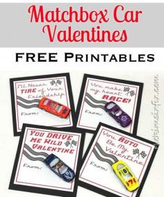 
                    
                        Matchbox Car Valentines Printables
                    
                