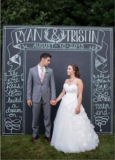 
                    
                        rustic chalkboard wedding backdrops with love quotes
                    
                