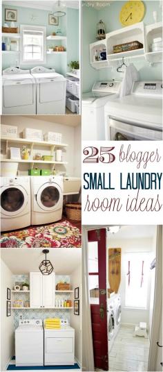 
                    
                        25 small laundry room ideas by bloggers!
                    
                