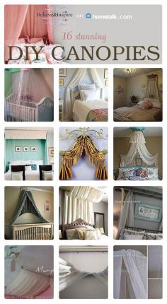 
                    
                        16 DIY Canopies To Make on believeninspire.com
                    
                