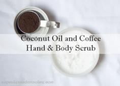 
                    
                        Make and all natural body and hand scrub from coconut oil and leftover coffee grounds from cupcakesandcrinol... #coconutoil #bodyscrub #...
                    
                