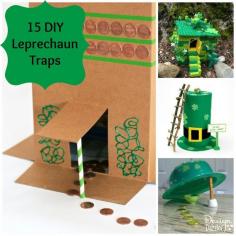 
                    
                        Leprechaun Traps! A fun collection of ideas to help your make your own Leprechaun trap so you’ll be ready to find the pot of gold!
                    
                