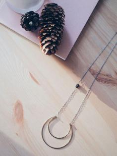 
                    
                        I love that this necklace was handmade into a lunar shape
                    
                