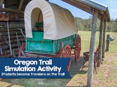 
                    
                        In this Oregon Trail Simulation Activity, Students begin their journey in Independence, Missouri by forming their wagon family and travel the trail!
                    
                