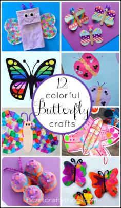 
                    
                        I HEART CRAFTY THINGS: 12 Colorful Butterfly Crafts for Kids
                    
                