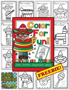 
                    
                        FREE - Eleven Cinco de Mayo #Color For Fun Printables for your Classroom. Visit this post for ideas, tips and freebies to have a little Cinco de Mayo fun at your school. #CincodeMayo
                    
                