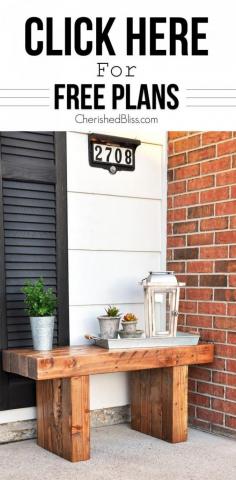 
                    
                        Get the FREE PLANS to build this Classic DIY Outdoor Bench!
                    
                