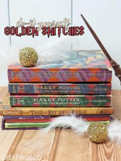 
                    
                        These DIY golden snitches are perfect as room decor, party decor or even to use in your own Quidditch game! Every Harry Potter fan will love them!
                    
                