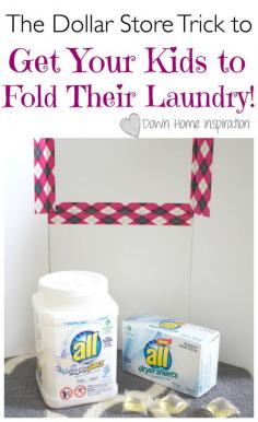 
                    
                        How to Get Your Kids to Fold Their own Laundry With all free clear - Down Home Inspiration
                    
                