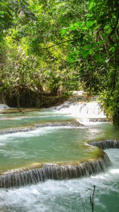 
                    
                        The crystal clear Kuang Si Falls is the biggest waterfall in Luang Prabang. Spectacular!
                    
                