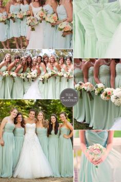 
                    
                        pistachio and mint wedding color ideas and bridesmaid dresses spring summer 2015
                    
                