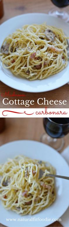 
                    
                        Mushroom Cottage Cheese Carbonara is a healthy remake of the traditional classic.
                    
                