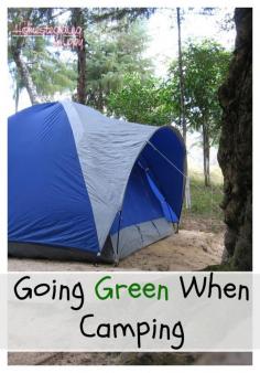 
                    
                        Camping season is here, but there's no reason you can't go green while enjoying the great outdoors!  Here's some tips to help you The HomesteadingHippy #homesteadhippy #lesstrash #camping
                    
                