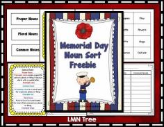 
                    
                        Classroom Freebies: Memorial Day Noun Sort
                    
                
