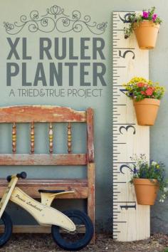
                    
                        Make this XL Ruler Planter, the perfect decoration for your yard! You can even keep track of your kids' heights to enjoy for years to come!
                    
                