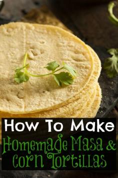 
                    
                        How to Make Homemade Masa & Corn Tortillas
                    
                