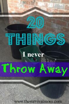 
                    
                        20 Things I Never Throw Away
                    
                