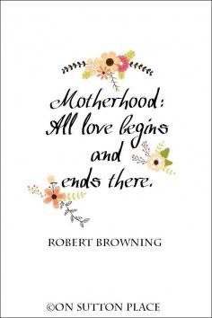 
                    
                        Perfect for Mother's Day gift giving, use this Robert Browning quote free printable for framed art, cards or crafts.
                    
                