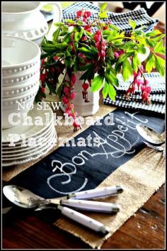 
                    
                        NO SEW CHALKBOARD PLACEMATS-So easy to make and fun to use!-stonegablebl...
                    
                