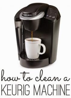 
                    
                        how to clean a Keurig Coffee Maker
                    
                