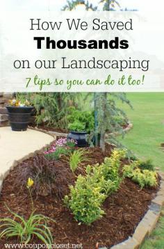 
                    
                        We did our backyard landscaping this summer and saved a lot of money. You can too! Save on Landscaping with these easy tips --> www.couponcloset....
                    
                