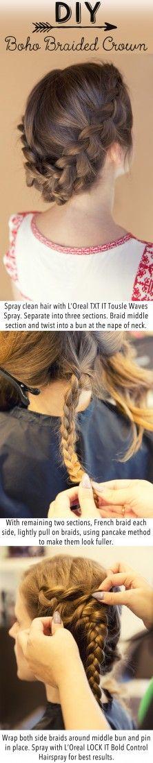 
                    
                        DIY Boho Braided Crown. Inspired by L'Oreal Advanced Hairstyles
                    
                