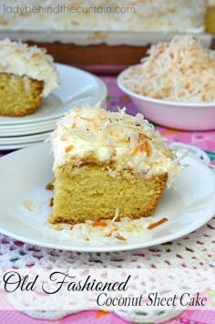 
                    
                        Old Fashioned Coconut Sheet Cake
                    
                