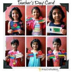 
                    
                        Artsy Craftsy Mom: Thank you card for Teachers - Book Shaped Card #BackToSchool #TeacherAprreciation
                    
                