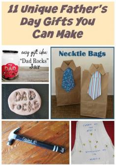 
                    
                        11 Unique Father's Day Gifts You Can Make  -Kids can help too!
                    
                