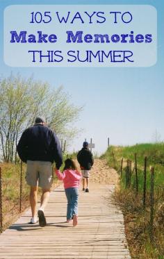 
                    
                        There are 105 days from Memorial Day to Labor Day -- Get this FREE Printable list of fun things to do with the kids this summer!
                    
                