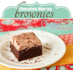 
                    
                        Chewy Chocolate Mousse Brownies! {Sawdust and Embryos}
                    
                