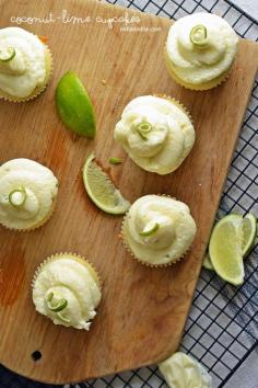 
                    
                        These coconut lime cupcakes are the perfect summer cupcake!!!
                    
                