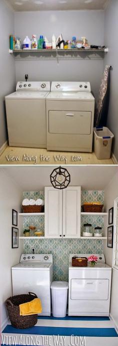 
                    
                        Updated laundry room on a TINY budget
                    
                