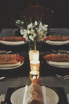 
                    
                        Menu & baguette tablescape.  Supper Club // Sacramento Street
                    
                