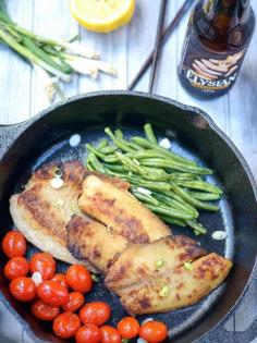 
                    
                        This honey, soy, and garlic tilapia is perfect for a quick and easy weeknight meal! It's healthy, delicious, and comes together in a matter of minutes! showmetheyummy.com #easyrecipes #healthy #honey #soysauce #garlic #tilapia #fish #seafood
                    
                