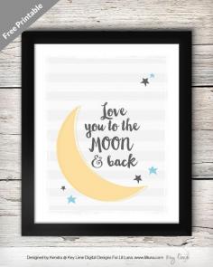 
                    
                        FREE Love you to the Moon and Back Printable on { lilluna.com }
                    
                