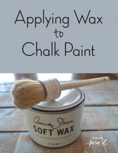 
                    
                        Video Tutorial: Applying Wax to Chalk Paint
                    
                