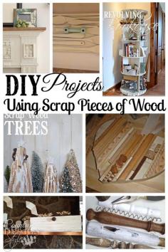 
                    
                        A collection of DIY projects using scrap wood.  The scrap wood swept up in the dust pan of the workshop.  Country Design Style
                    
                