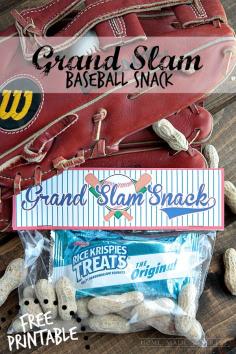 
                    
                        A simple baseball snack idea for a baseball party, or for a snack during a baseball game. Free baseball snack printable included. #GetCreative Ad
                    
                