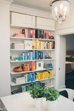 
                    
                        Sneak Peek: Kiera Kushian. "These 96” wall mounted bookcases from CB2 are one of my go-to items for a lot of the small spaces we design. They provide a ton of storage and really make great use of the shallow vertical space." #sneakpeek
                    
                