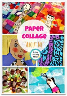 
                    
                        70+ Simple Paper collages Youll love to make now + paper Collages self portraits + Pasting activities Paper Crafts
                    
                