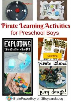 
                    
                        Homeschool Unit Study on Pirates for Preschool Boys
                    
                