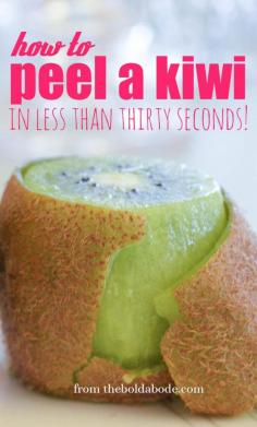 
                    
                        Love kiwi's but hate to peel them?  Try this little trick and you'll be buying them often and in bulk!
                    
                