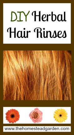 
                    
                        DIY Herbal Hair Rinses
                    
                