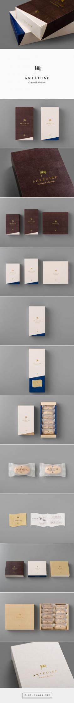 
                    
                        Packaging for Antéoise designed by UMA via BP&O curated by Packaging Diva PD. Antéoise is a creme dacquoise range from Anténor, a Japanese patisserie that creates French style cakes, cookies, tarts and variety of other confectionery.
                    
                