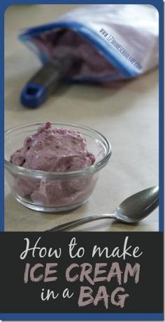 
                    
                        How to Make Ice Cream in a Bag - Everyone should try this fun, easy, summer activity for kids! YUMMY ice cream recipes!
                    
                