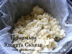 
                    
                        Homemade Ricotta Cheese | The Browning Homestead
                    
                