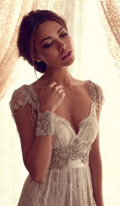 
                    
                        Anna Campbell sequins vintage wedding dresses
                    
                